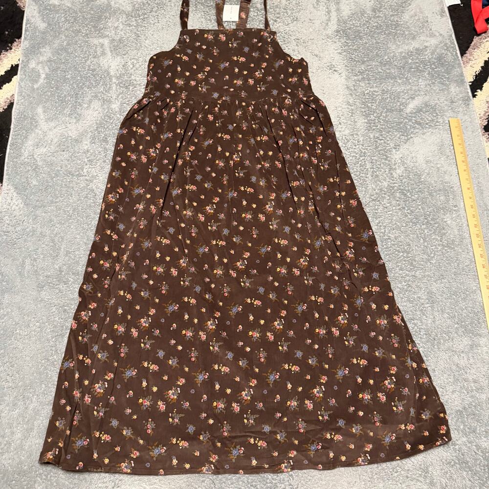 Victoria's Secret Moda International Vintage Dress Womens 14 Floral Maxi Jumper